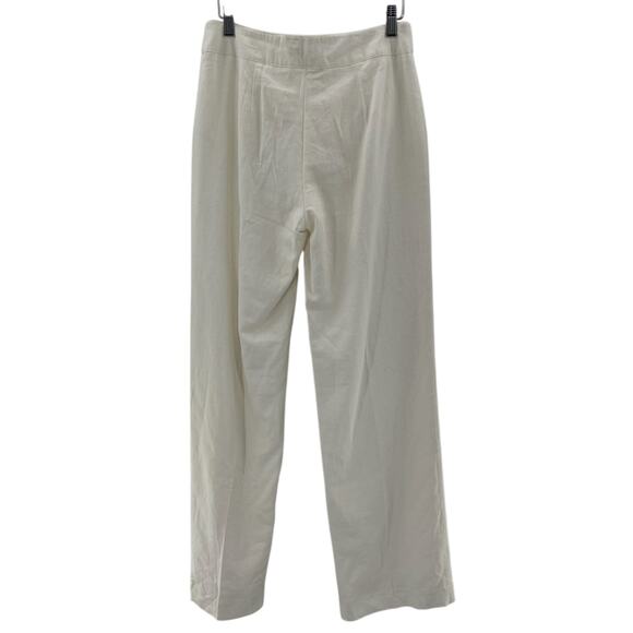 Chadwick’s Linen Wide Leg Pants Contoured High Waist Lined Pants Trousers Size 4 - Picture 9 of 12